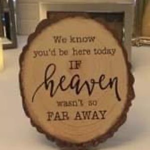 Memorial Table Plaque